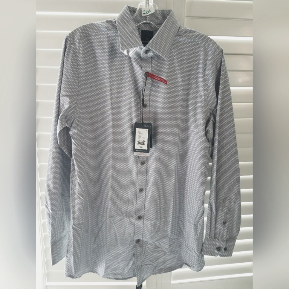 NWT DANIEL HECHTER Dress Shirt, Size 15 - 15.5